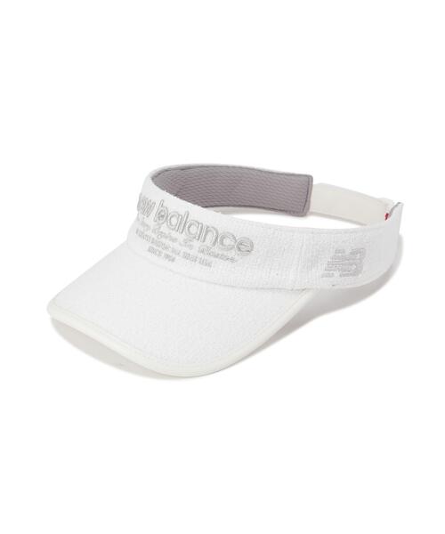 New Balance Golf(ニューバランスゴルフ)の「【new balance golf】サマーツイード バイザー (WOMENS)(サンバイザー・レディース・ホワイト/ブラック・FREE)」の9枚目の写真