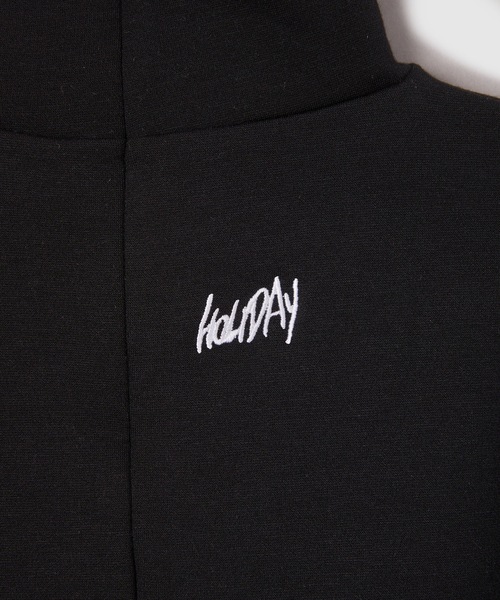 HOLIDAY（ホリデイ）の「WARM HIGH-NECK TOPS ウォームハイネックトップス（Tシャツ/カットソー・レディース・ホワイト/レッド/ブラック/ベージュ・ONE SIZE）」の12枚目の写真