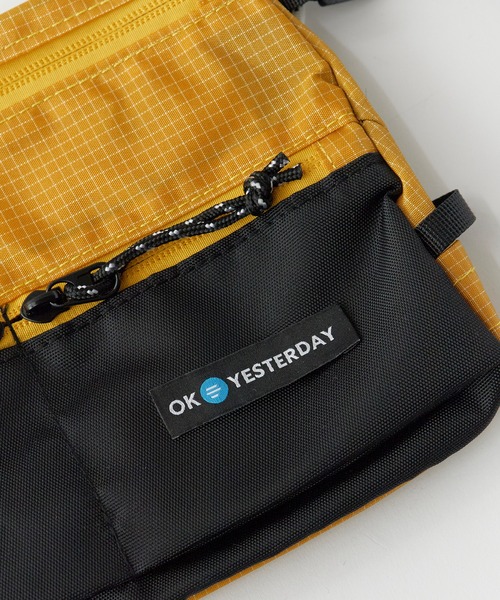 OK YESTERDAY(オッケーイエスタデイ)の「OK YESTERDAY / オーケー イエスタデイ リップストップミニショルダーバッグ 2026年 夏 夏服(ショルダーバッグ・メンズ・ブラック/ブルー/グリーン/イエロー/オレンジ・FREE)」の22枚目の写真