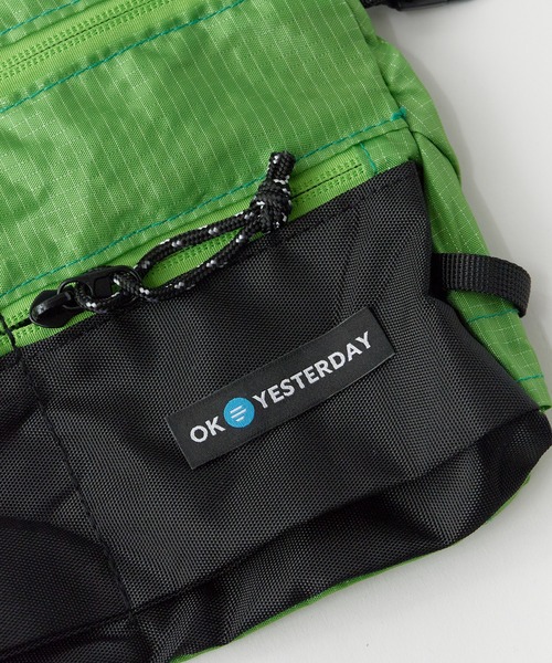 OK YESTERDAY(オッケーイエスタデイ)の「OK YESTERDAY / オーケー イエスタデイ リップストップミニショルダーバッグ 2026年 夏 夏服(ショルダーバッグ・メンズ・ブラック/ブルー/グリーン/イエロー/オレンジ・FREE)」の20枚目の写真