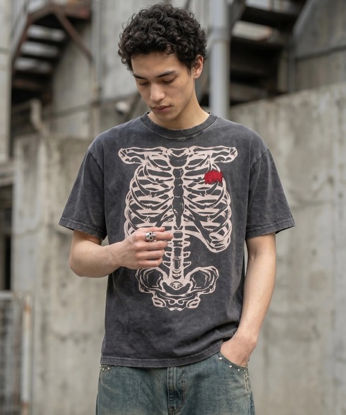 A'GEM/9 × .kom 『FREEDEE/フリーディー』スケルトングラフィック T
