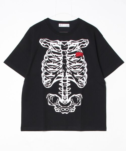 A'GEM/9 × .kom 『FREEDEE/フリーディー』スケルトングラフィック T