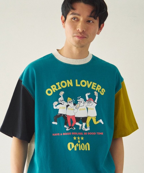 Duckster(ダックスター)の「Duckster/ダックスター 【ORION × Duckster】オリオンビールコラボTEE《ORION LOVERS》(Tシャツ/カットソー・メンズ・ホワイト/その他1/ブラック・LARGE/MEDIUM/X-LARGE)」の1枚目の写真