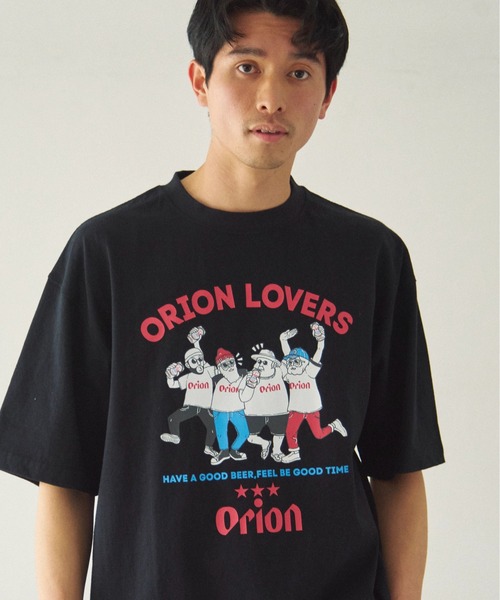 Duckster(ダックスター)の「Duckster/ダックスター 【ORION × Duckster】オリオンビールコラボTEE《ORION LOVERS》(Tシャツ/カットソー・メンズ・ホワイト/その他1/ブラック・LARGE/MEDIUM/X-LARGE)」の3枚目の写真