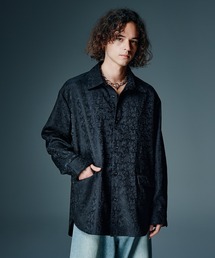 Suit Fabric Oversize Shirt / スーツファブリックオーバーサイズシャツ