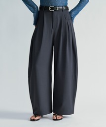 Ezick | Tuck balloon pants belt set / タックバルーンパンツ【ベルト付】(スラックス)