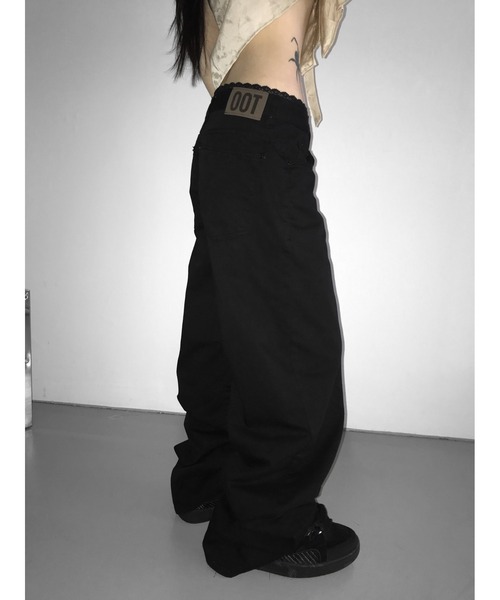 THEAIRTOWN(ジエアタウン)の「86 lingerie wide pt(その他パンツ・レディース・ブラック・SMALL/MEDIUM)」の4枚目の写真