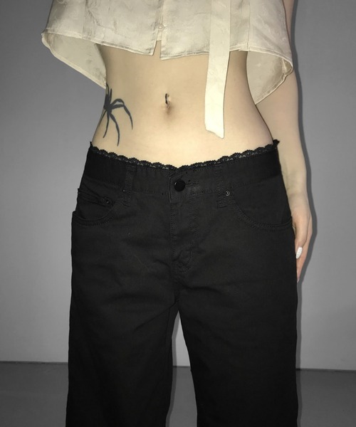 THEAIRTOWN(ジエアタウン)の「86 lingerie wide pt(その他パンツ・レディース・ブラック・SMALL/MEDIUM)」の10枚目の写真