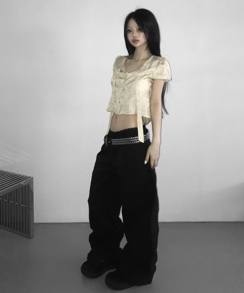 THEAIRTOWN(ジエアタウン)の「86 lingerie wide pt(その他パンツ・レディース・ブラック・SMALL/MEDIUM)」の7枚目の写真