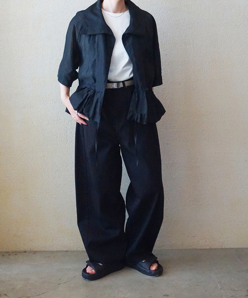 JOURNAL STANDARD LUXE（ジャーナルスタンダード　ラックス）の「《追加》11OZデニム スウィッチパンツ（001/010）（デニムパンツ・レディース・ブラック/ホワイト・SMALL/MEDIUM）」の20枚目の写真