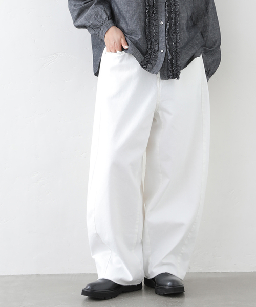 JOURNAL STANDARD LUXE（ジャーナルスタンダード　ラックス）の「《追加》11OZデニム スウィッチパンツ（001/010）（デニムパンツ・レディース・ブラック/ホワイト・SMALL/MEDIUM）」の15枚目の写真