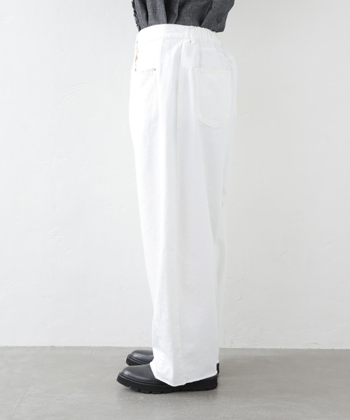 JOURNAL STANDARD LUXE（ジャーナルスタンダード　ラックス）の「《追加》11OZデニム スウィッチパンツ（001/010）（デニムパンツ・レディース・ブラック/ホワイト・SMALL/MEDIUM）」の12枚目の写真