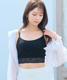 レース フロントホック ブラトップ ノンワイヤー 超盛ブラ(R) 単品ブラジャー