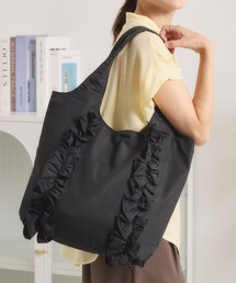 軽量フリルデザイントート