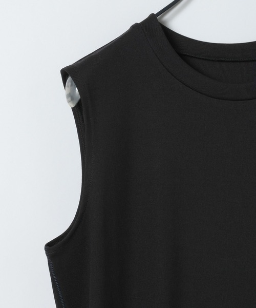 JEANASIS(ジーナシス)の「スムースカットBASIC NS/884420(Tシャツ/カットソー・レディース・ライトブルー/ブラック/グレイッシュベージュ・FREE)」の6枚目の写真