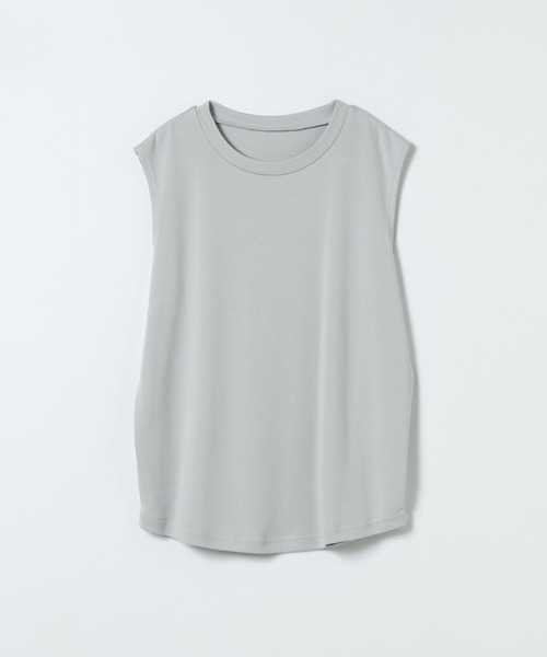 JEANASIS（ジーナシス）の「スムースカットBASIC NS/884420（Tシャツ/カットソー・レディース・ライトブルー/ブラック/グレイッシュベージュ・FREE）」の13枚目の写真