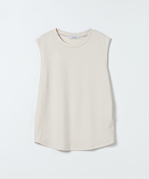 JEANASIS（ジーナシス）の「スムースカットBASIC NS/884420（Tシャツ/カットソー・レディース・ライトブルー/ブラック/グレイッシュベージュ・FREE）」の12枚目の写真