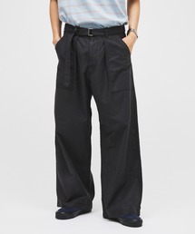 ATON / エイトン】KYOTO TSURIZOME COTTON EASY CARGO PANTS / 京都吊