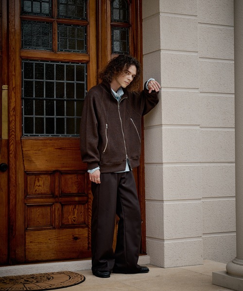 CASPER JOHN(キャスパージョン)の「Mix drivers blouson/ミックスドライバーズブルゾン(ブルゾン・メンズ・チャコールグレー/ベージュ/ブラウン・X-SMALL/MEDIUM/SMALL/LARGE)」の19枚目の写真