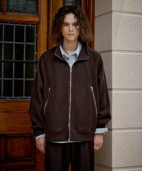 CASPER JOHN(キャスパージョン)の「Mix drivers blouson/ミックスドライバーズブルゾン(ブルゾン・メンズ・チャコールグレー/ベージュ/ブラウン・X-SMALL/MEDIUM/SMALL/LARGE)」の12枚目の写真
