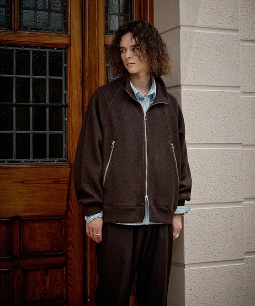 CASPER JOHN(キャスパージョン)の「Mix drivers blouson/ミックスドライバーズブルゾン(ブルゾン・メンズ・チャコールグレー/ベージュ/ブラウン・X-SMALL/MEDIUM/SMALL/LARGE)」の13枚目の写真