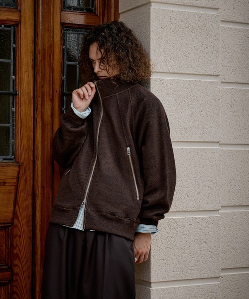 CASPER JOHN(キャスパージョン)の「Mix drivers blouson/ミックスドライバーズブルゾン(ブルゾン・メンズ・チャコールグレー/ベージュ/ブラウン・X-SMALL/MEDIUM/SMALL/LARGE)」の17枚目の写真