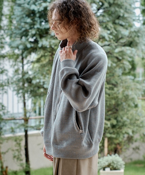 CASPER JOHN(キャスパージョン)の「Mix drivers blouson/ミックスドライバーズブルゾン(ブルゾン・メンズ・チャコールグレー/ベージュ/ブラウン・X-SMALL/MEDIUM/SMALL/LARGE)」の22枚目の写真