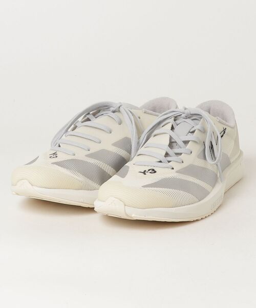 Y-3(ワイスリー)の「Y-3 ADIZERO RC6(スニーカー・メンズ・ホワイト×シルバー・23.0cm/23.5cm/24.0cm/24.5cm/25.5cm/26.0cm/26.5cm/27.0cm/27.5cm/28.0cm/28.5cm)」の1枚目の写真