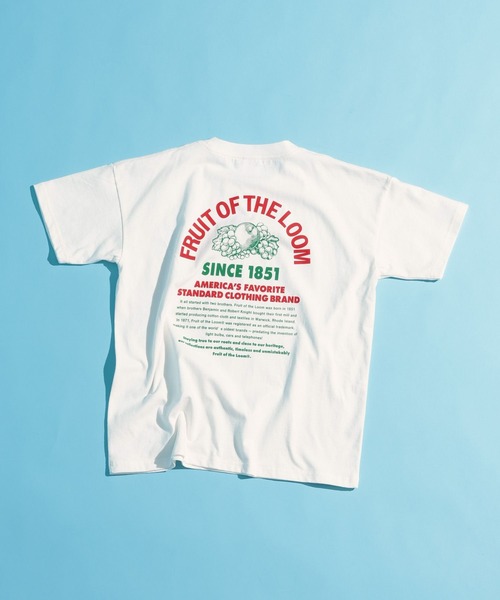 FRUIT OF THE LOOM（フルーツオブザルーム）の「【FRUIT OF THE LOOM / BAYFLOW】グラフィックT(KIDS)（Tシャツ/カットソー・キッズ・ホワイト/レッド/イエロー・130cm/150cm/140cm）」の4枚目の写真