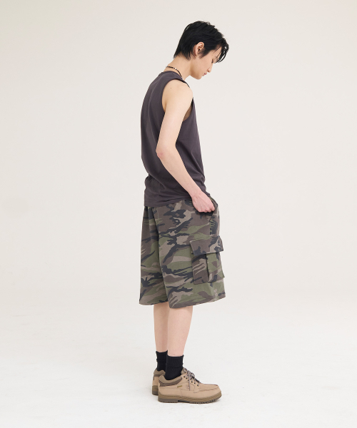 AKECII(アケシ)の「ボルコフヘンリーネックスリーブレス_チャコール(Tシャツ/カットソー・メンズ・その他・ONE SIZE)」の4枚目の写真