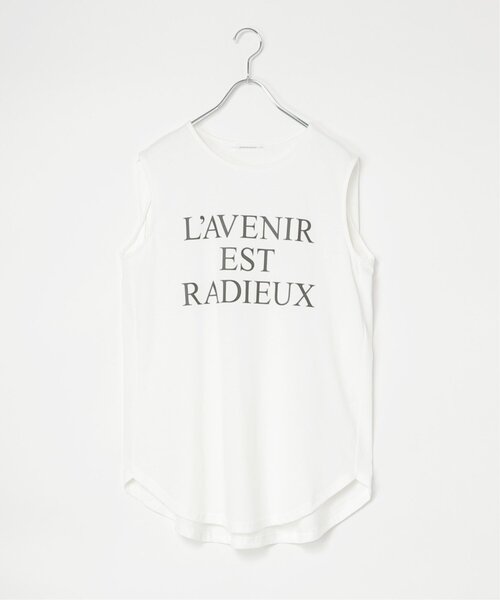 notch.(ノッチ)の「ショルダータックロゴノースリT(Tシャツ/カットソー・レディース・オフホワイト/ネイビー/カーキ/ダークグレー・M)」の19枚目の写真