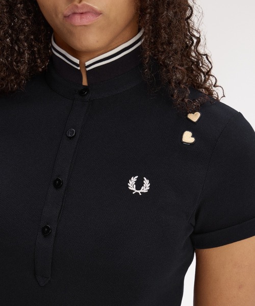FRED PERRY(フレッドペリー)の「Amy Winehouse Tipped Polo Shirt/エイミー・ワインハウス ティップドポロシャツ(ポロシャツ・レディース・ブラック・10)」の11枚目の写真