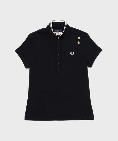FRED PERRY(フレッドペリー)の「Amy Winehouse Tipped Polo Shirt/エイミー・ワインハウス ティップドポロシャツ(ポロシャツ・レディース・ブラック・10)」の15枚目の写真