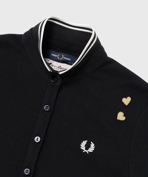 FRED PERRY(フレッドペリー)の「Amy Winehouse Tipped Polo Shirt/エイミー・ワインハウス ティップドポロシャツ(ポロシャツ・レディース・ブラック・10)」の17枚目の写真