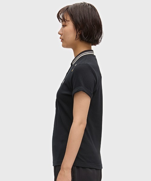 FRED PERRY(フレッドペリー)の「Amy Winehouse Tipped Polo Shirt/エイミー・ワインハウス ティップドポロシャツ(ポロシャツ・レディース・ブラック・10)」の6枚目の写真