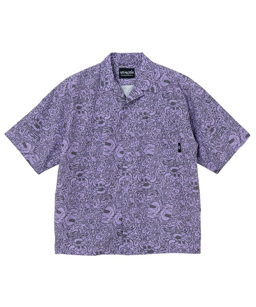 TOY MACHINE(トイ マシーン)の「TM DEAD MONSTER NEW SS PRINT DRY SHIRTS(シャツ/ブラウス・メンズ・ベージュ/バイオレット・L/M)」の7枚目の写真