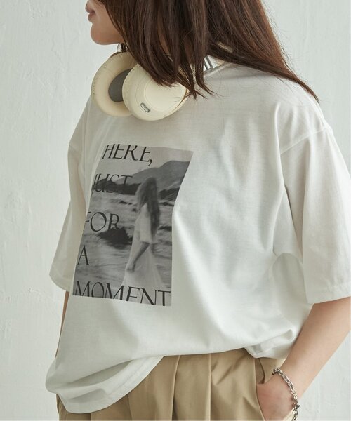 VENCEEXCHANGE（ヴァンスエクスチェンジ）の「PhotoプリントT（Tシャツ/カットソー・レディース・ライトグレー/グレー/ライトブルー/ブラウン系/ベージュ/ブラウン・FREE）」の13枚目の写真