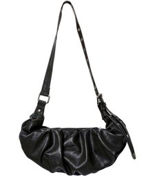 FLAREUP | Draped Leather Bag (FL-745_Black)(ショルダーバッグ)