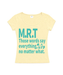MRT ビビッドUネックスリムフィット半袖Tシャツ