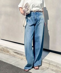 Rie Miller | 《4サイズ展開》【RM denim】ルーズワイドデニム(デニムパンツ)