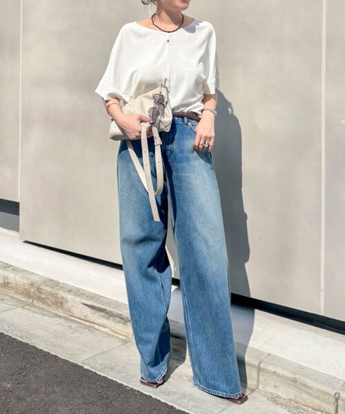 Rie Miller(リエミラー)の「《4サイズ展開》【RM denim】ルーズワイドデニム(デニムパンツ・レディース・インディゴブルー・XS/S/M/L)」の3枚目の写真