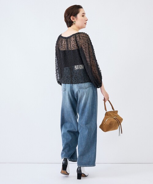 Rie Miller(リエミラー)の「《4サイズ展開》【RM denim】ルーズワイドデニム(デニムパンツ・レディース・インディゴブルー・XS/S/M/L)」の12枚目の写真