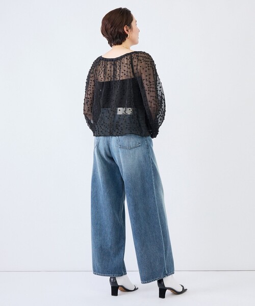 Rie Miller(リエミラー)の「《4サイズ展開》【RM denim】ルーズワイドデニム(デニムパンツ・レディース・インディゴブルー・XS/S/M/L)」の13枚目の写真