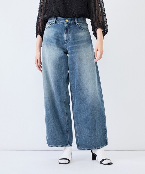 Rie Miller(リエミラー)の「《4サイズ展開》【RM denim】ルーズワイドデニム(デニムパンツ・レディース・インディゴブルー・XS/S/M/L)」の15枚目の写真