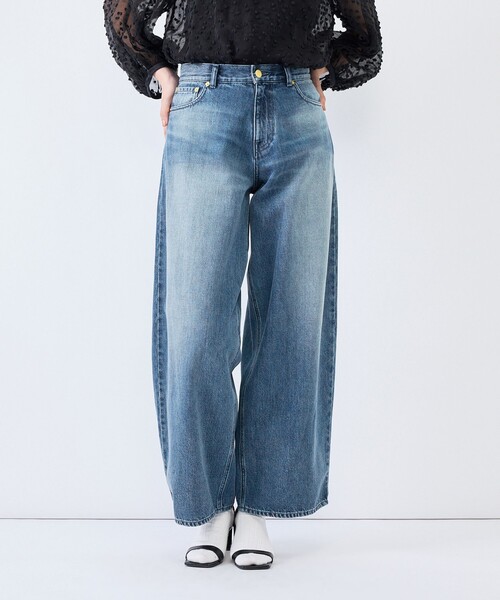 Rie Miller(リエミラー)の「《4サイズ展開》【RM denim】ルーズワイドデニム(デニムパンツ・レディース・インディゴブルー・XS/S/M/L)」の16枚目の写真
