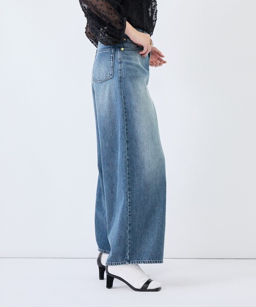 Rie Miller(リエミラー)の「《4サイズ展開》【RM denim】ルーズワイドデニム(デニムパンツ・レディース・インディゴブルー・XS/S/M/L)」の18枚目の写真