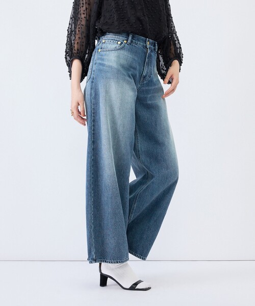 Rie Miller(リエミラー)の「《4サイズ展開》【RM denim】ルーズワイドデニム(デニムパンツ・レディース・インディゴブルー・XS/S/M/L)」の19枚目の写真