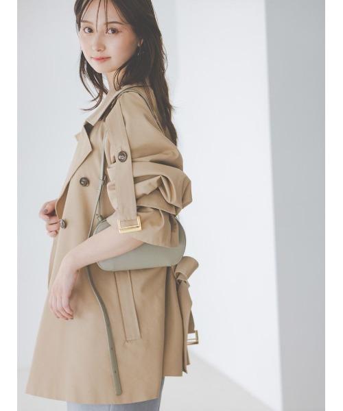 SNIDEL(スナイデル)の「ミドルトレンチコート(トレンチコート・レディース・ベージュ/ピンクベージュ/ブラウン・F)」の14枚目の写真