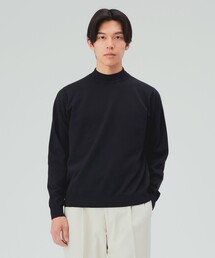 【ウォッシャブル】モックネック ニット 26FW