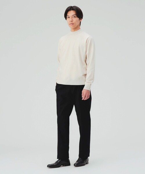 BEAMS HEART(ビームスハート)の「モックネック ニット 26FW(ニット/セーター・メンズ・ブラウン系その他5/パープル/オフホワイト/チャコールグレー/ブラック/ネイビー/ダークブラウン・X-LARGE/LARGE/MEDIUM/SMALL)」の19枚目の写真